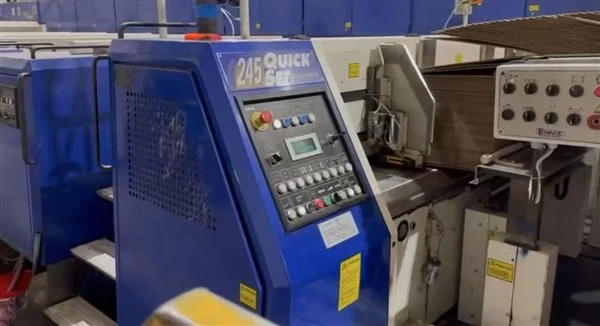 Seis Cutter Cutter Cutter Casemaker de Cutador de Slotter de Cores para o EMBA Q245 usado