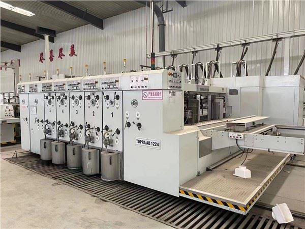 Máquina de corte e vinco rotativa para impressora de cinco cores usada